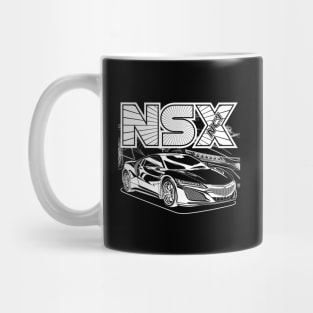 NSX NC1 (White Print) Mug